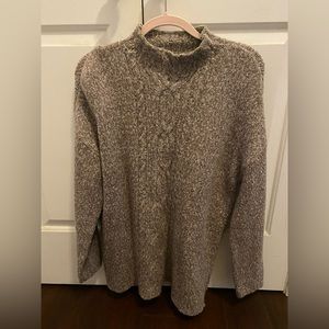 J. Jill Mockneck Cableknit Sweater